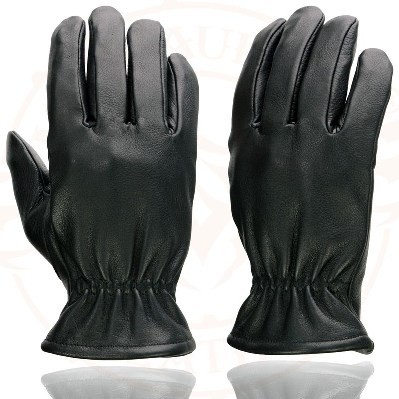 Milwaukee Leather Men's USA Deerskin Driving Motorcycle Hand Gloves -