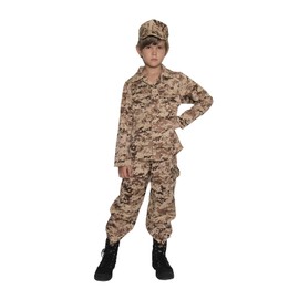 Army Costume for Kids Soldier Costume Military Costumes for Boys-LDesert-L