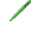 Sharpie Pocket Style Highlighters, Chisel Tip, Fluorescent Green, Box of