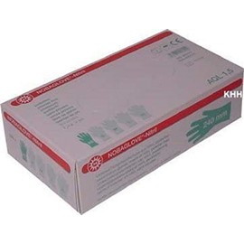 100 Piece Disposable Gloves Nitrile Noba Hypo-allergenic , Color white - Medium