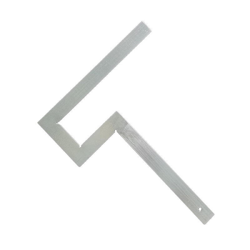 Flange Angle 300×300mm,Galvanized Steel Measuring Tool for Precise in Piping