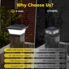 T-SUN Solar Post Lights, Waterproof Outdoor Solar Post Cap Lights