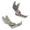 2pcs Flat Bed Sewing Machine Zipper Foot Professional Rust Prevention
