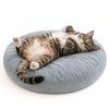 ZOVRION Cat Bed Pillow Cooling Soft Cushion, 20 Inches Small