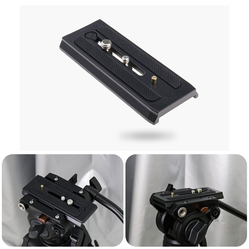 ECSiNG Tripod Quick Release Board Replacement Compatible with Manfrotto 501pl