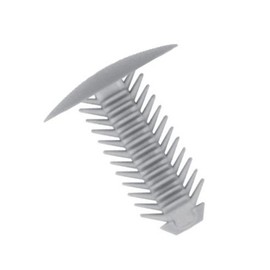 x 100 Fir Tree Trim Panel Clips Grey 7-8mm Hole- 18mm Head