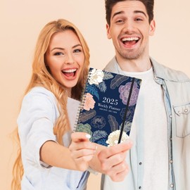 2025 Agenda Book,A5 Daily Tasks Goal Setting | Task Check List Organizer Agenda Pad Note And To Do Organization Daily Planner Coil Design For Productivity Simple Layout