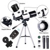 Telescope for Adults & Kids, 70mm Aperture Refractor (15X-150X) Portable