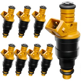 XLNTAPS Set of 8 Upgraded 0280150943 Fuel Injectors Fit for Ford: F150 F250 F350 E150 E250 E350 Mustang, For Lincoln: Navigator/Town Car, For Mercury: Grand Marquis, V8 4.6L/5.0L/5.4L/5.8L 1990-2005