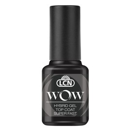 LCN WOW Hybrid Gel Top Coat – Super Fast – 8 ml – Dries Even Faster, Gives Even More Shine