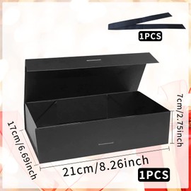 Mecctuck Gift Box, Gift Box with Lid, 21 x 17 x 7 cm Gift Box, Gift Box, Gift Box, Gift Box, Gift Box, Gift Box, Magnetic Gift Box for Weddings, Birthdays, Christmas