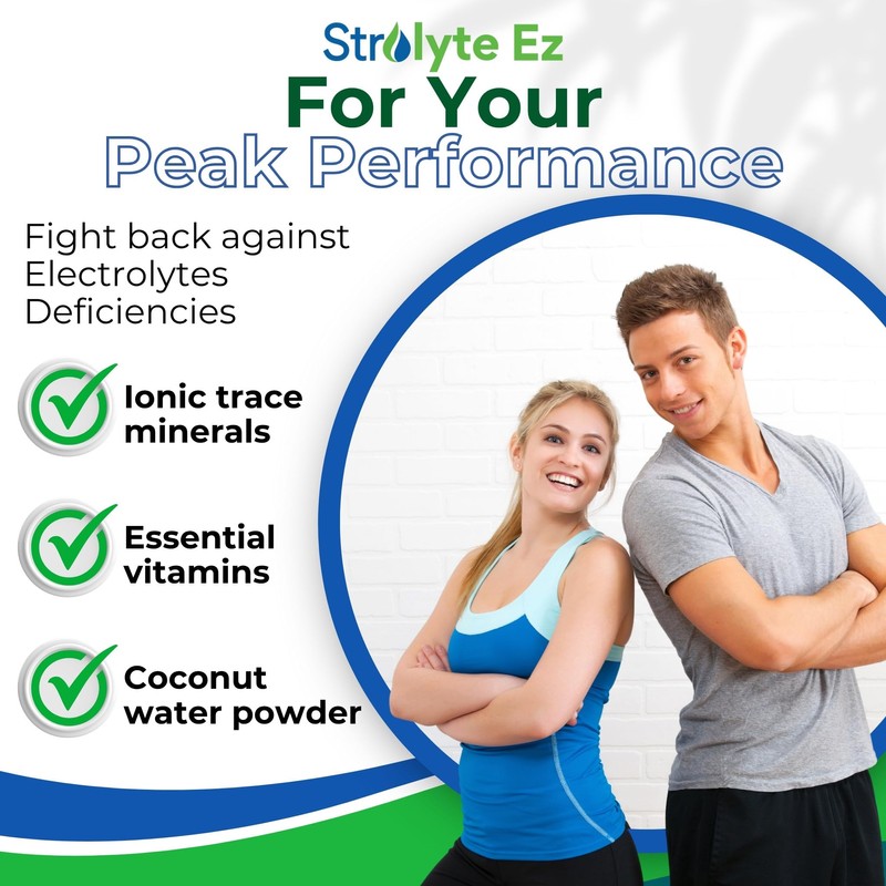 Strolyte Ez Keto Electrolytes Powder - Sugar Free Daily Electrolytes