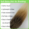 Marrone Bionda Treccia Capelli Pre Stretched Knotless Boho Treccia Capelli