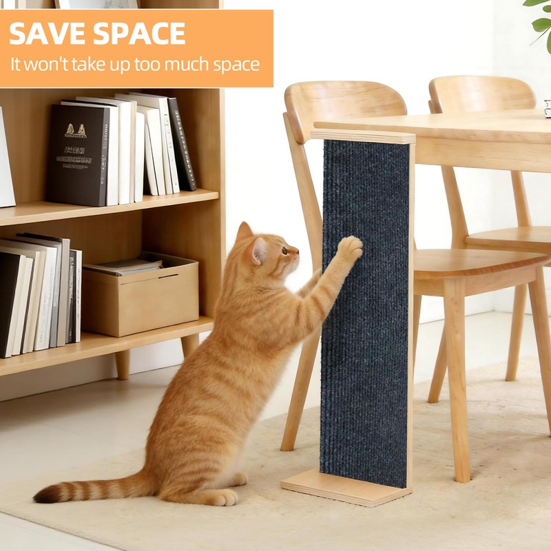 Dmnnlp 24" Tall Couch Corner Cat Scratcher, with 5Pcs Replaceable