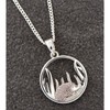 equilibrium Country Hedgehog Round Silver Plated Necklace