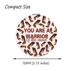 FAADBUK Odysseas Greek Mythology Gift Greek God Characters Makeup Mirror for Musical Fans Lovers (Warrior Mirror)