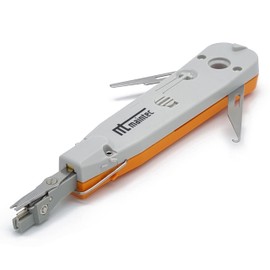 Maintec LSA-PLUS Professional Insertion Tool with Sensor 5-in-1 Insertion Tool Crown Network Tool Pliers Grey/Orange
