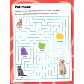 My Sticker Poster Book - Animals: Engaging Toddler Activities with Stickers and a Giant Poster, Sticker Books for Toddlers 2-4 Years