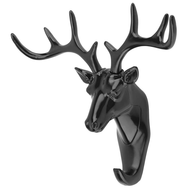 Duokon Animals Deer Head Hook Hanger Rack Holder Wall Mount