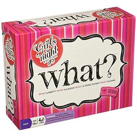 Outset Media - What? Girls Night Party Game - Answer Silly Questions & Guess Who Said What - The Ultimate Laugh Out Loud Board Game (Features 288 Questions, Ages 18+)