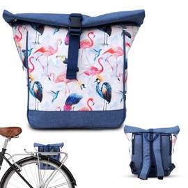 Ikuri Pajaros Small Combination Bicycle Bag / Backpack 20-26 Inch for Children Folding Bikes Made of Tarpaulin