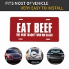 Eat Beef License Plate-Decorati