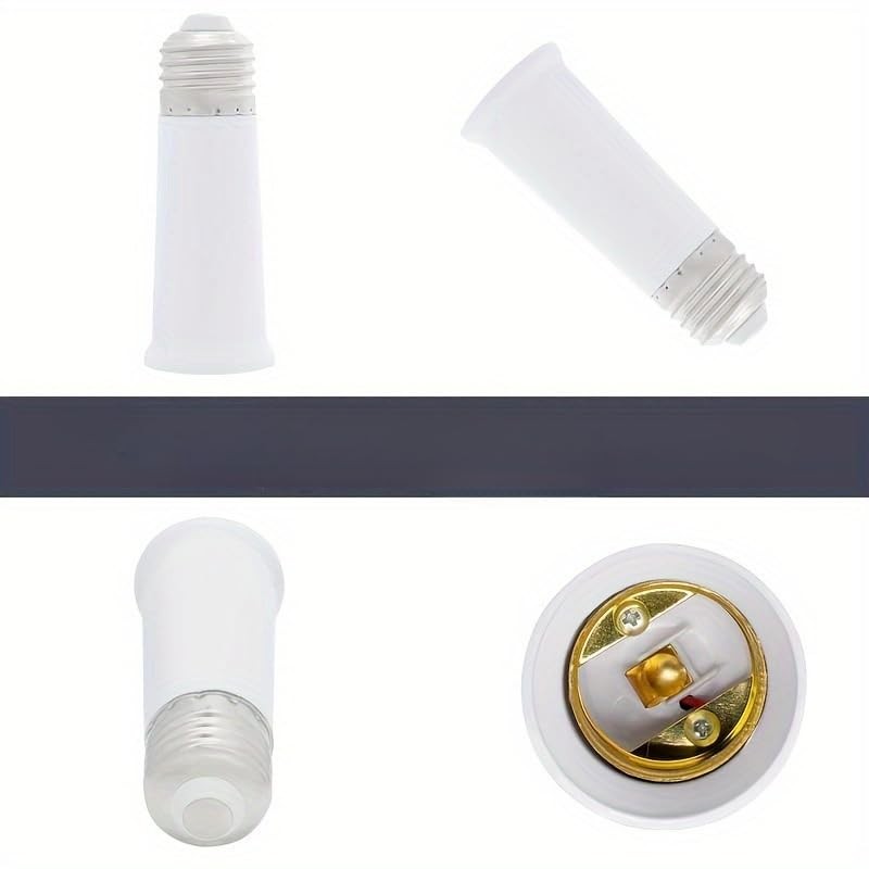 E26 Socket Extender, E26 Standard Medium Base, 4.72 inch Extension