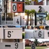 Cobata 4 inch Cast Iron Mailbox Numbers - Screw In