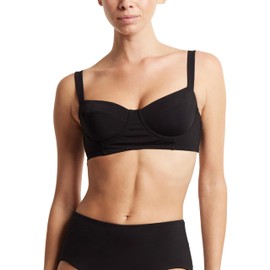 hanky panky - Balconette Bikini Swimsuit Top (Black) | Medium | Bikini Tops for Women, Water Resistant, Womens Swim Suit 2 Piece Bathing Suits | Made from Recycled Fabric, Dura Color Technology