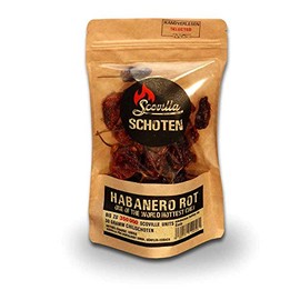 Scovilla s Habanero Red Pods, Dried, 30 g