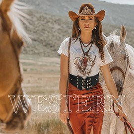 WHIPPY Women Corset Waist Belt Tied Waspie Belt Vintage Wide Leather Belt Elastic Waist Band for Dress Coat Shirt Cosplay Costume, Black, 93cm