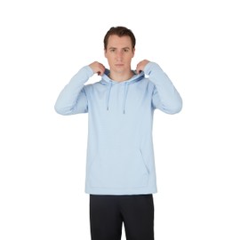 90 Degree By Reflex Mens Super Soft Waffle Hoodie with Kangaroo Pocket - Windsurfer - Medium