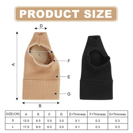 2 Pairs of Thumb Brace Right and Left - Black & Colour CCD Joint Bandage, Thumb Brace Right, Breathable Thumb Support, Thumb Splint for Arthritis Tendonitis (Size L)