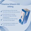 Vitamin B1 Thiamine 100mg 100 Vegetarian Tablets X 3 Packs