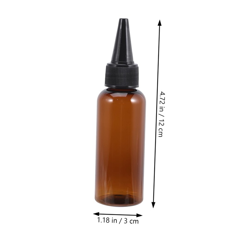 FOMIYES Multi-Use 50ml Squeeze Bottles for Hair Oil Dye Skincare