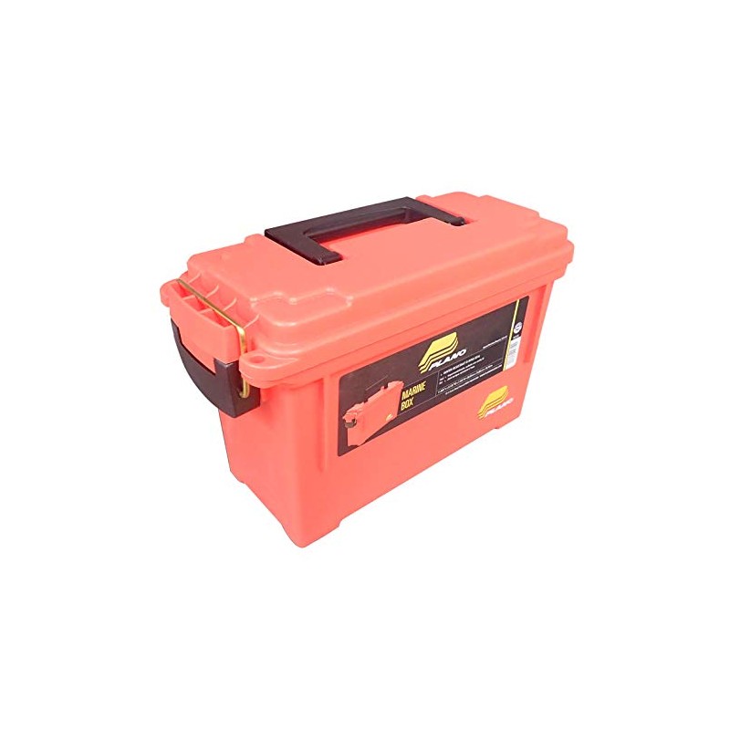 Plano 131252 Dry Storage Emergency Marine Box, Orange