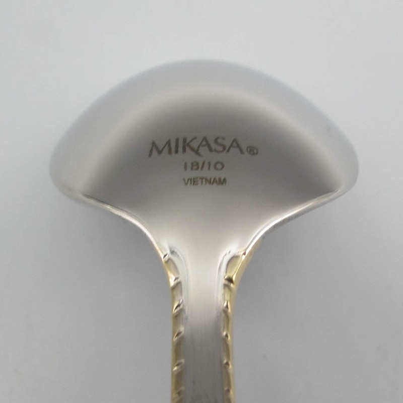 Mikasa Cameo Gold (Stainless) Teaspoon, Set of 4