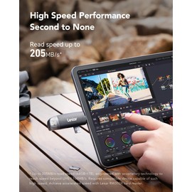 Lexar Silver Plus Micro SD Card 512 GB, Up to 205 MB/s Read Speed, 150 MB/s Write Speed, Memory Card Micro SD with SD Adapter, UHS-I, A2, U3, V30, Class 10, 4K UHD microSDXC