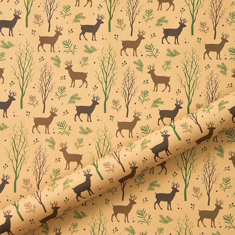 6-Sheet Christmas Wrapping Paper Set for Holiday Gifts – 70