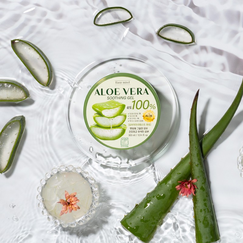 Easy Mind Aloe Vera Soothing Gel, 300g, Set of 2