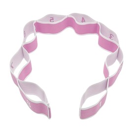 XNIVUIS Stretching Strap, Kids Stretch Strap Stretch Band, Loops Exercise Bands Kids Latin Bands, Premium Quality Multi-Loop Strap Training Bands Gymnastics Exercise Bands Workout (Pink)