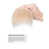 PARXITN Clip-In Bangs, Real Hair, Front Fringe, Unique Irregular Fringe
