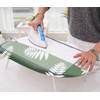 SheeChung 12.5"x32" Small Ironing Board Cover and Pad,Fits Mini Table