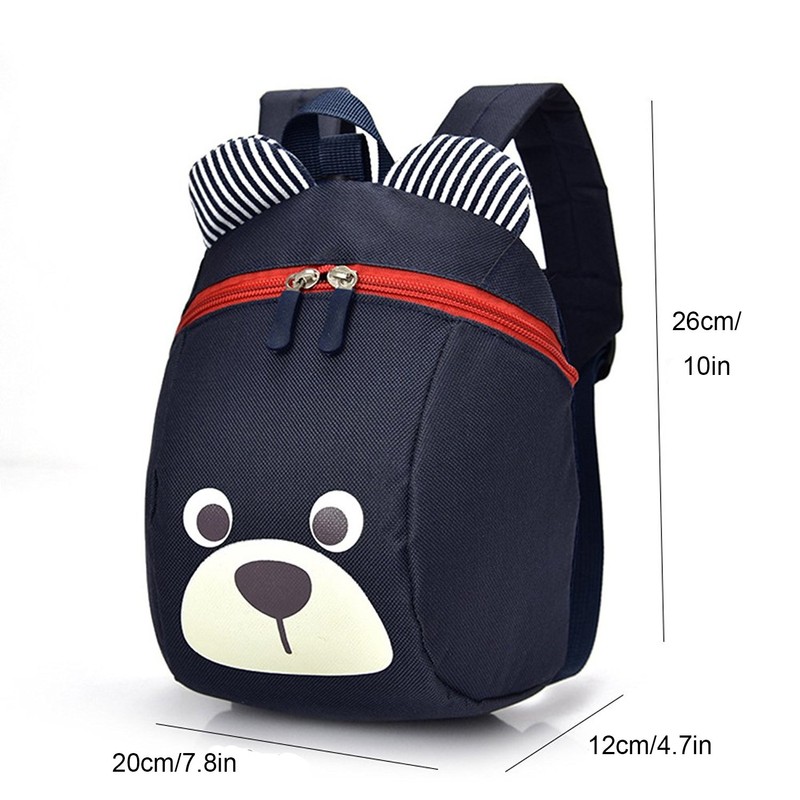 Age 1-2Y Cute Bear Small Toddler Backpack With Leash Children