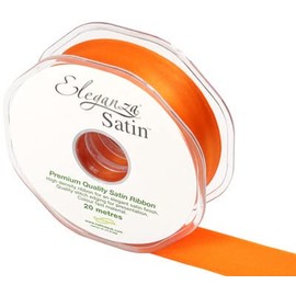 ELEGANZA Double Faced Satin 25mm x 20m Orange No.04