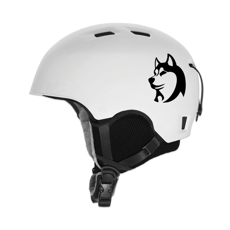 Bargain Max Decals Simple Husky Dog Decal Notebook Car Laptop