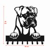 Dog Shape Keychain with 8 Hooks, Modern Key Holder for
