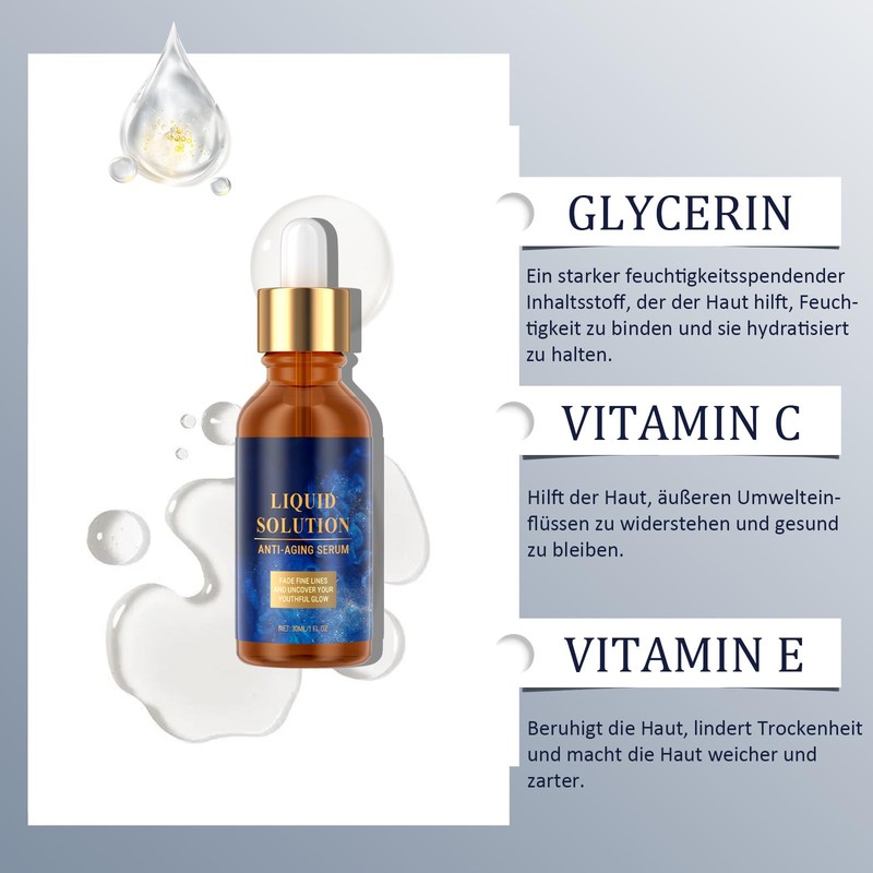Soleneva Firming Facial Essence, Anti-Wrinkle Serum