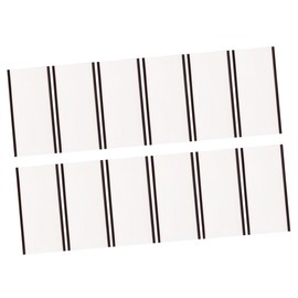 Operitacx Pack of 20 Label Holders Whiteboard Stickers Transparent Magnetic Holder Sign Labels Magnetic Display Clip Cards Magnetic Tag Clip Magnetic Label Tape Patches