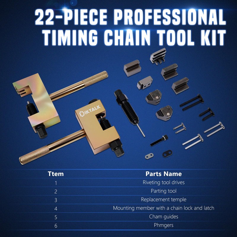 DikTalk Timing Chain Tool Kit for Mercedes Dual Size 3mm